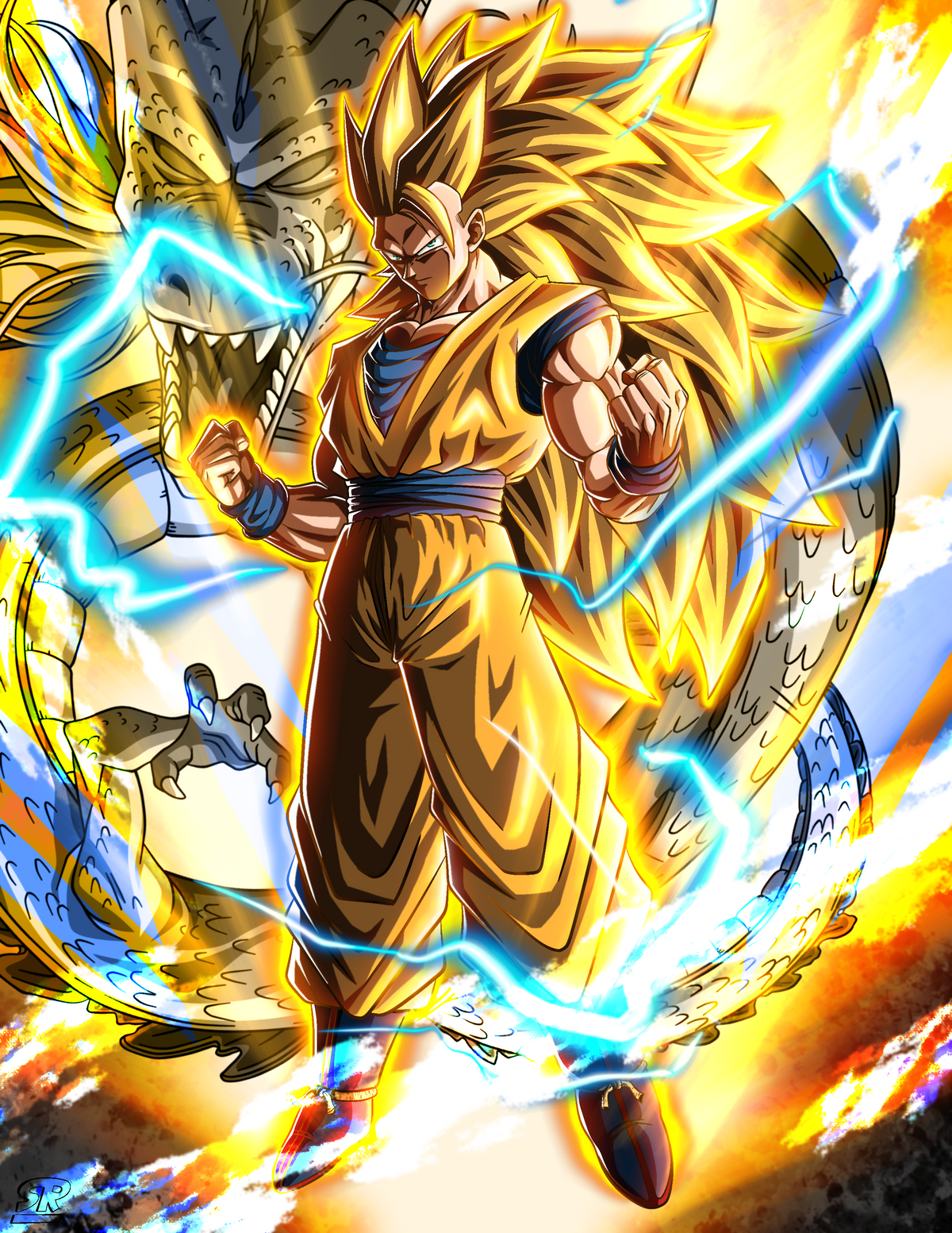 Goku Super Saiyan 3 (4x6)